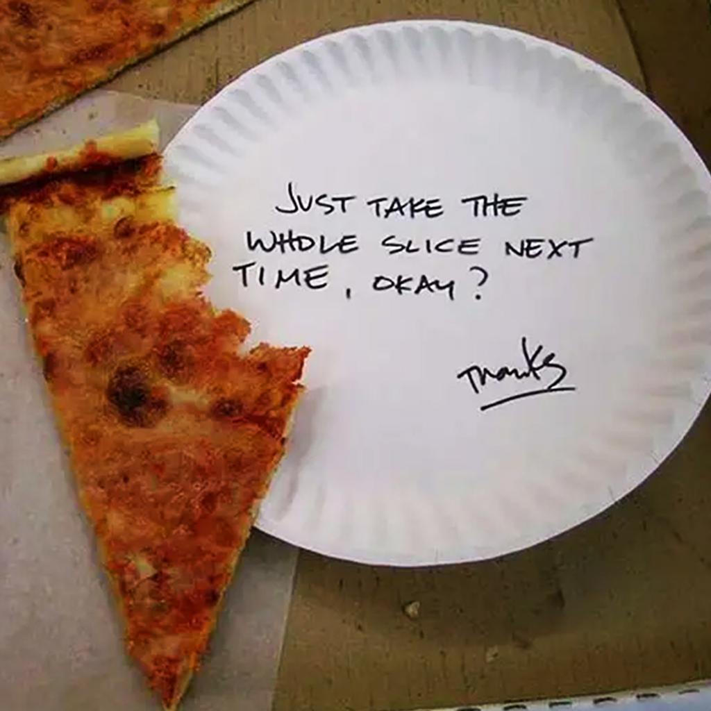 Pizza Thief Office Notes