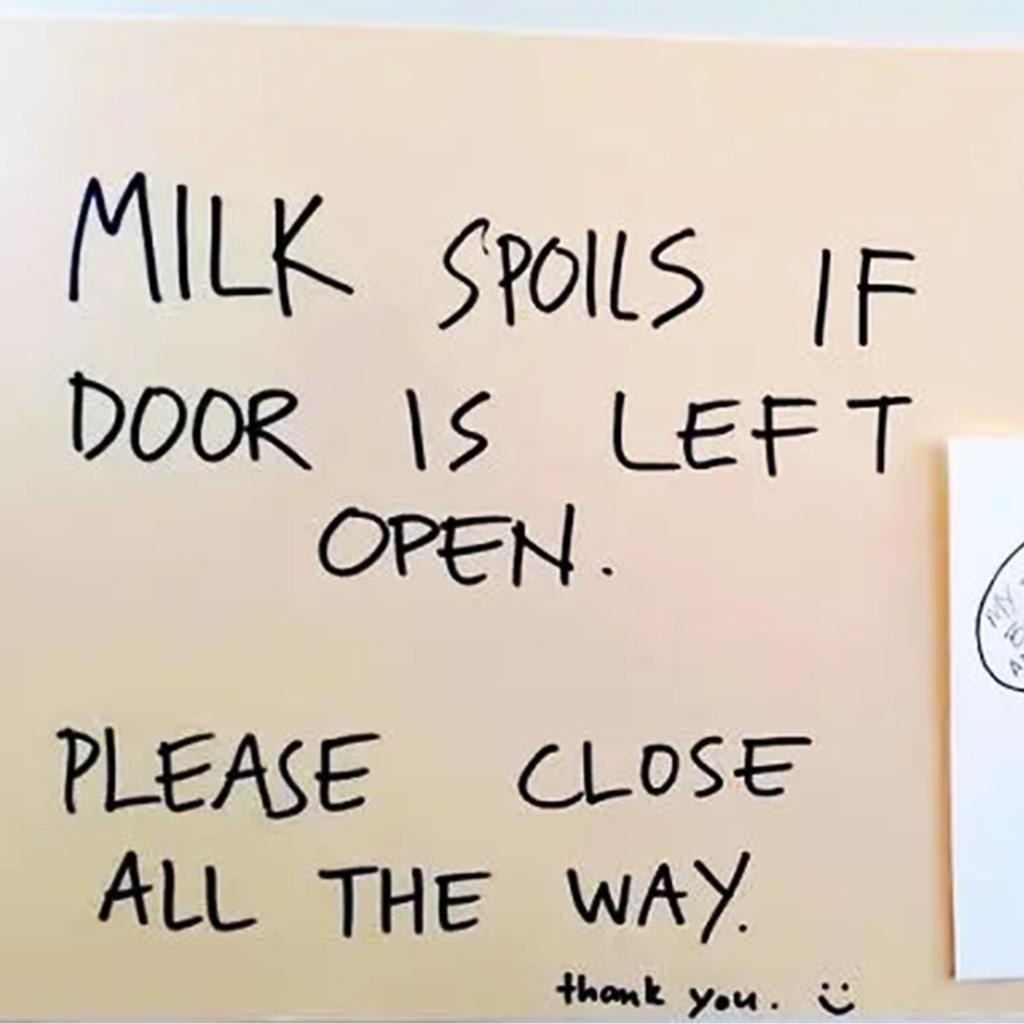 Crying Over Spoiled Milk Office Notes
