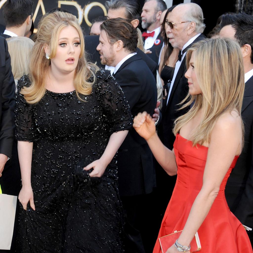 Adele and Jennifer Aniston Starstruck
