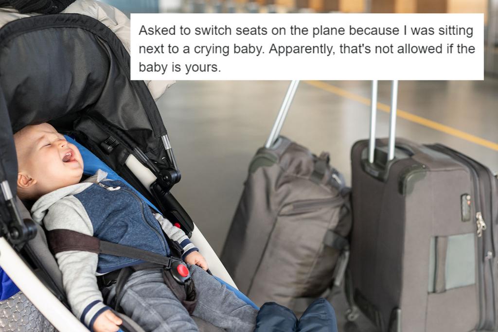 Crying Baby on Plane Mom Tweets