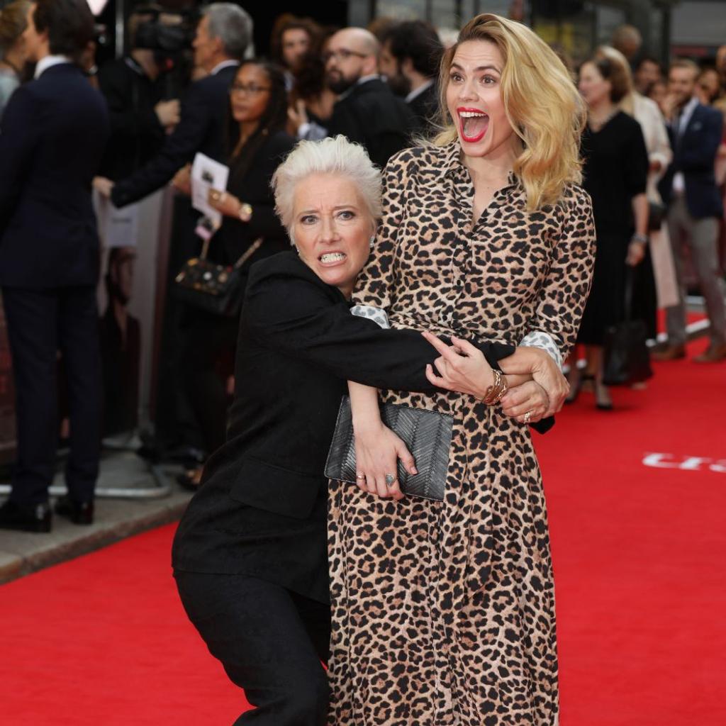 Emma Thompson and Hayley Atwell 