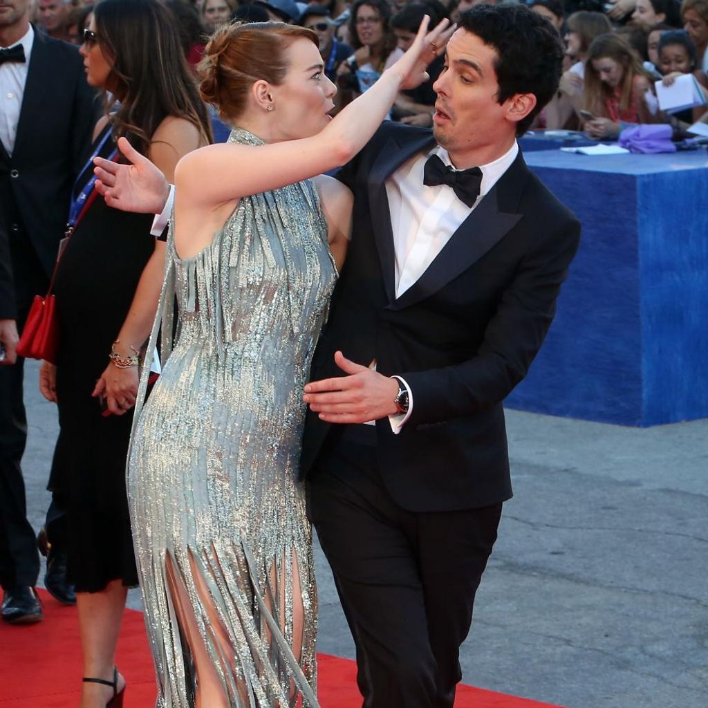 Emma Stone and Damien Chazelle