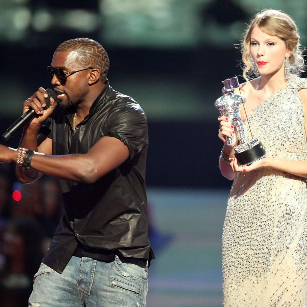 Kanye West and Taylor Swift 