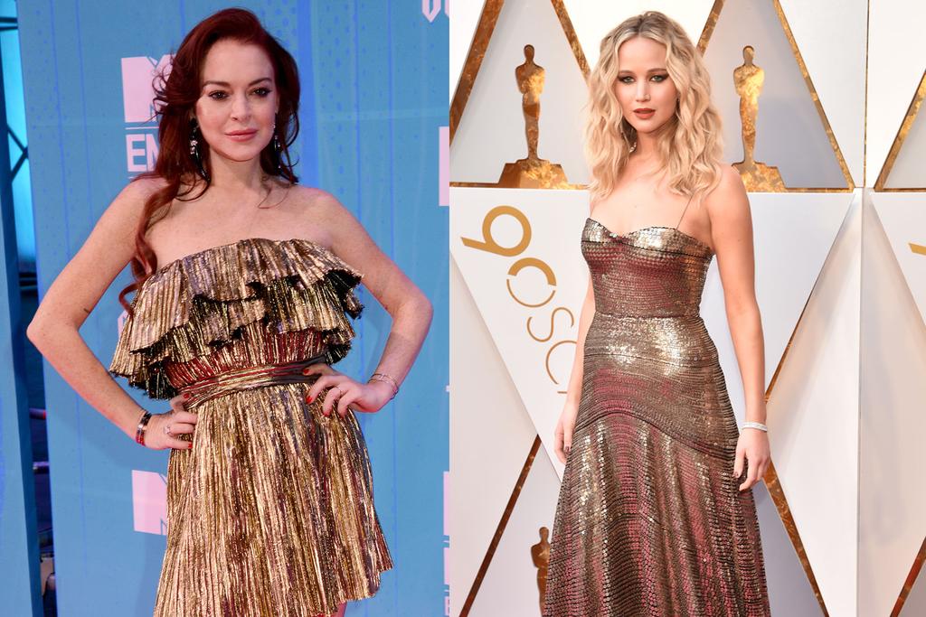 Lindsay Lohan and Jennifer Lawrence, feud, celebrity drama