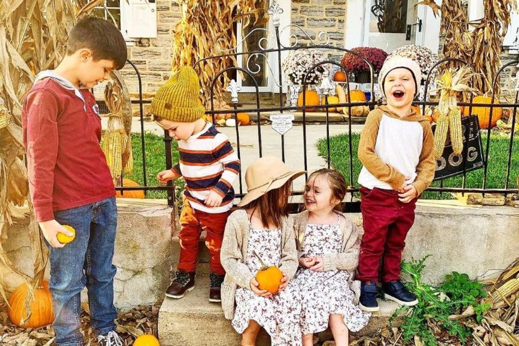 The Young Kids During Halloween on the The Family Young Vlogs