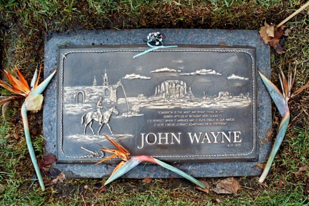 John Wayne Celeb Gravestones