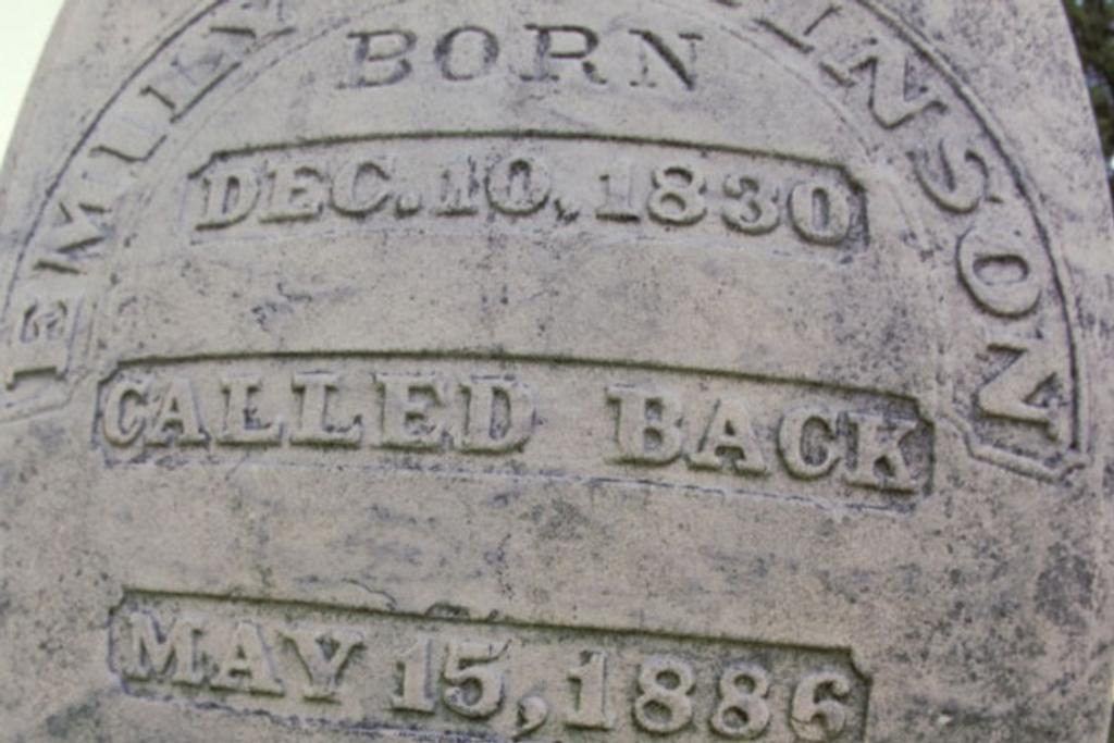 Emily Dickinson Celeb Gravestones