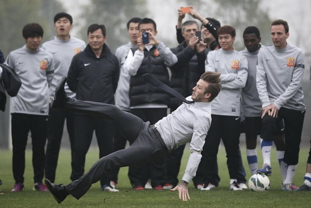 Soccer Wipeout David Beckham