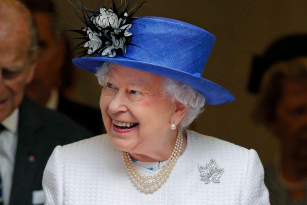 Queen Elizabeth Leaf Brooch