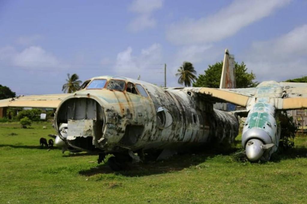 Grenada Island Plane Wreckage
