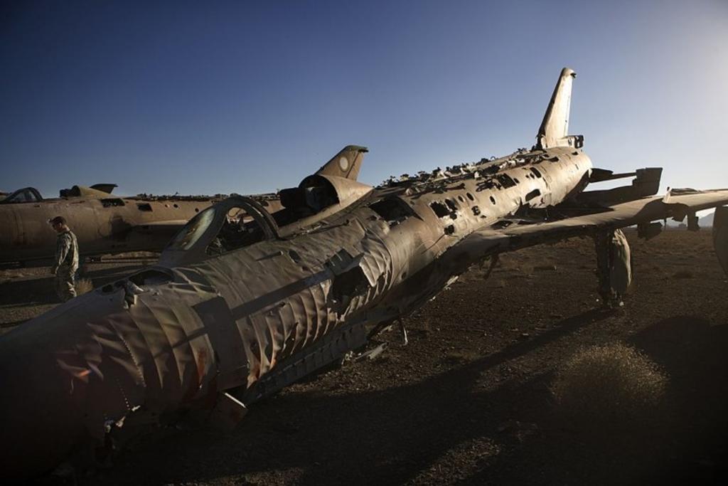 Plane Wreckage Shindand Afghanistan