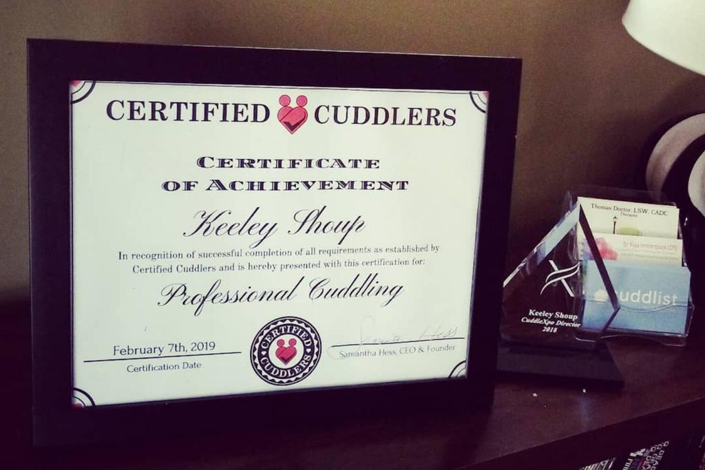 Certified Cuddler Keeley Shoup