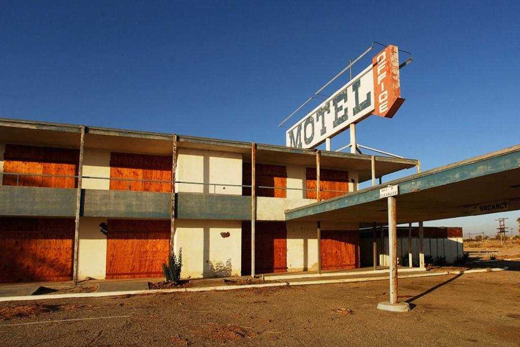 deserted motels around california