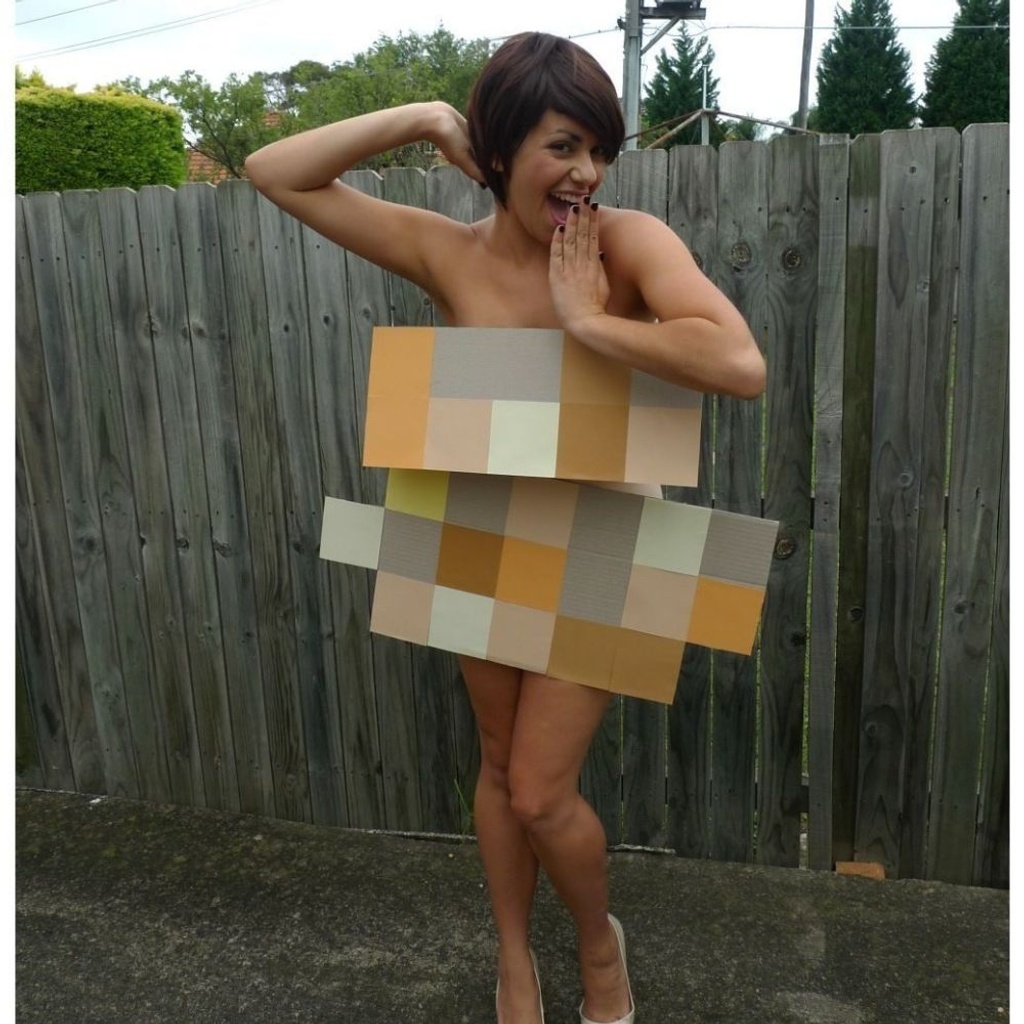 Censor Pixels Costume