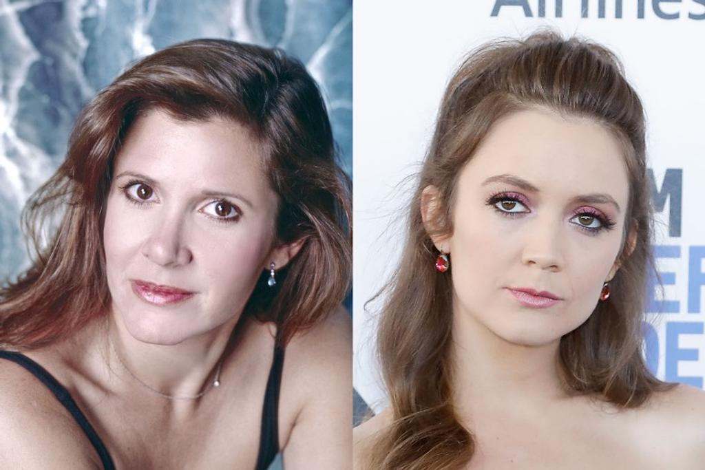 carrie fisher then daughter