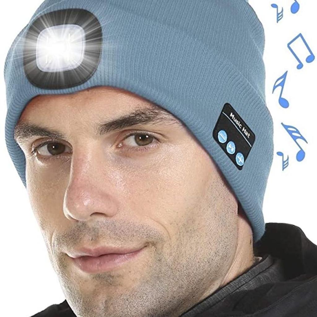 Bluetooth Beanie with Headlight