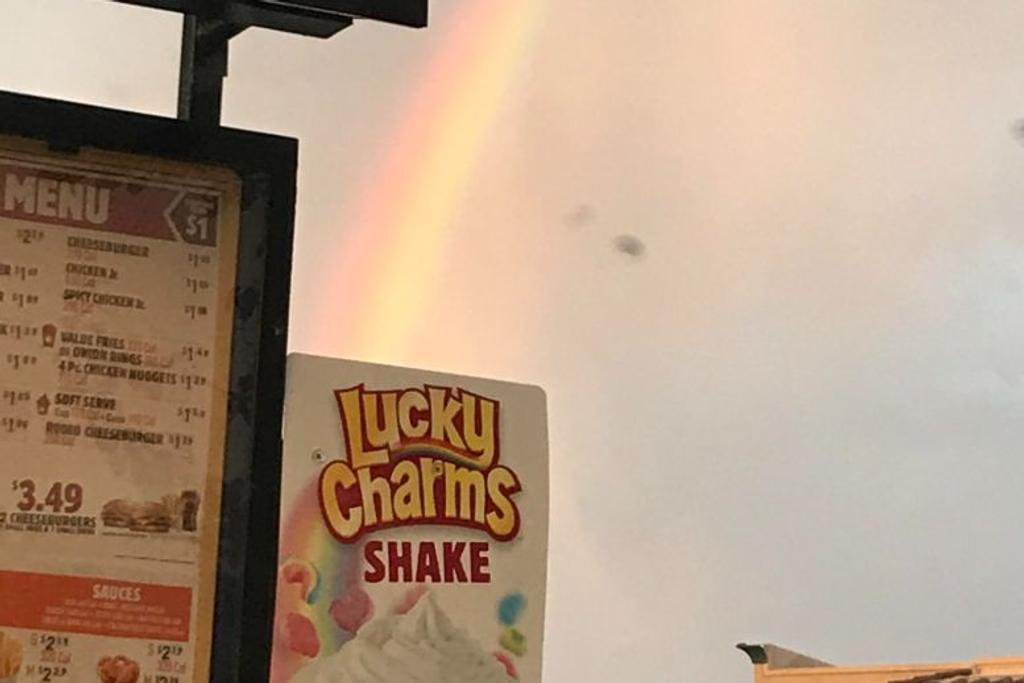 lucky charms rainbow coincidence