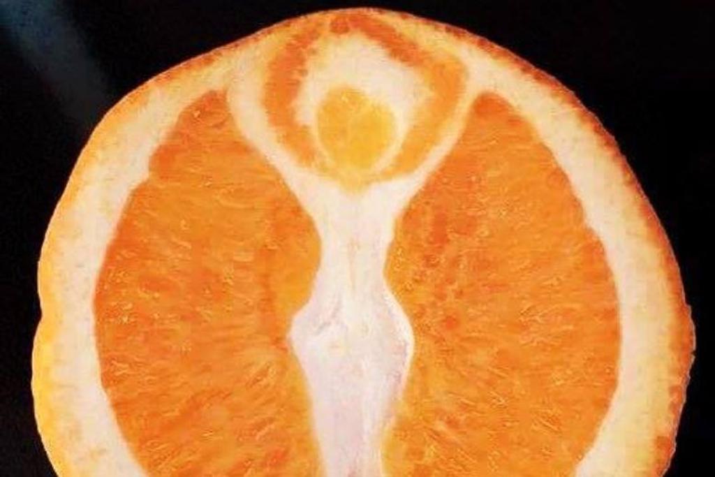 funny fruit orange pareidolia