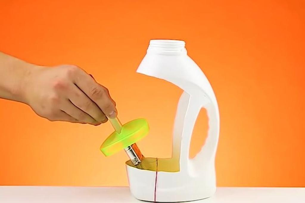 milk jug paint hack