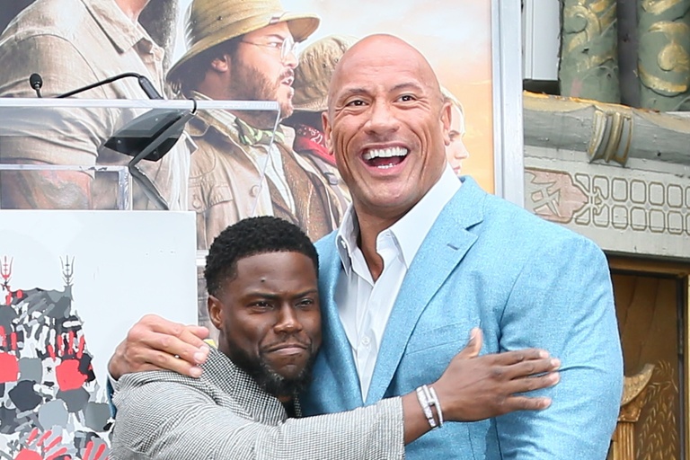 Kevin hart the rock
