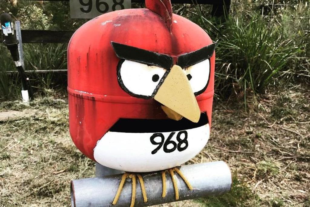 Angry, Bird, Mailbox, Letterbox