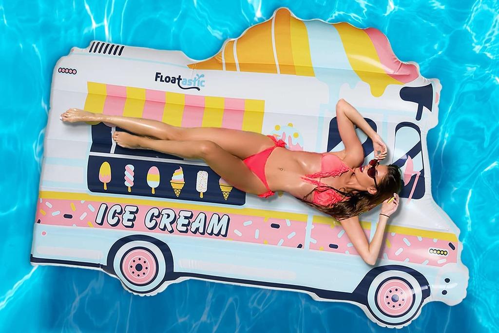 Floatastic Ice Cream Truck Inflatable Pool Float