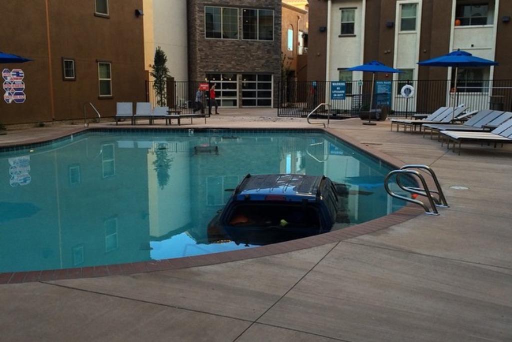 car pool parking fail