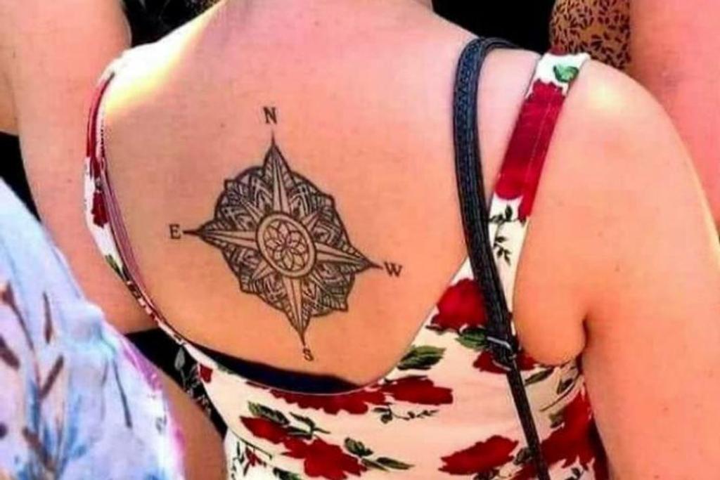 tattoo fails funny compass