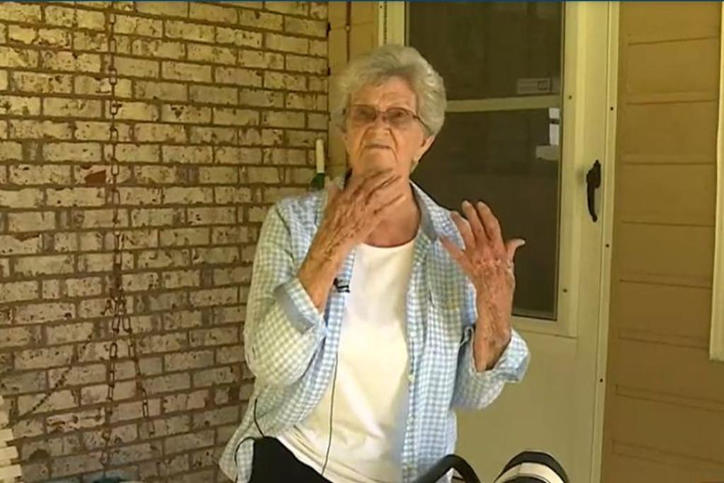 Elderly Woman, Attack Survivor