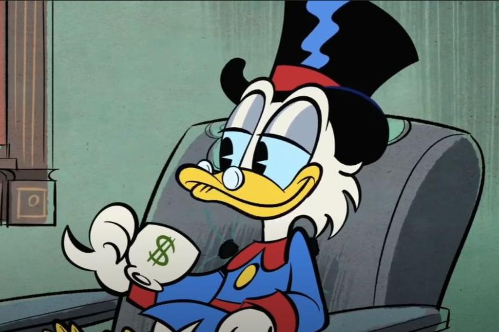 Scrooge McDuck Disney Cartoon
