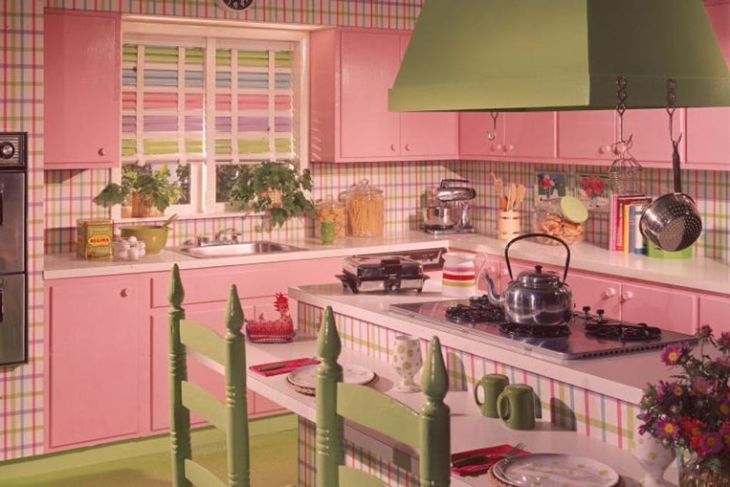 pastel dream kitchen pink