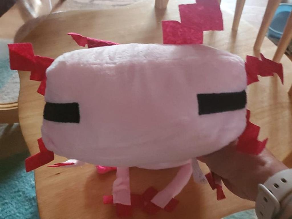 JAVICED Rainbow Axolot Plush Plush Stuffed Toy Soft