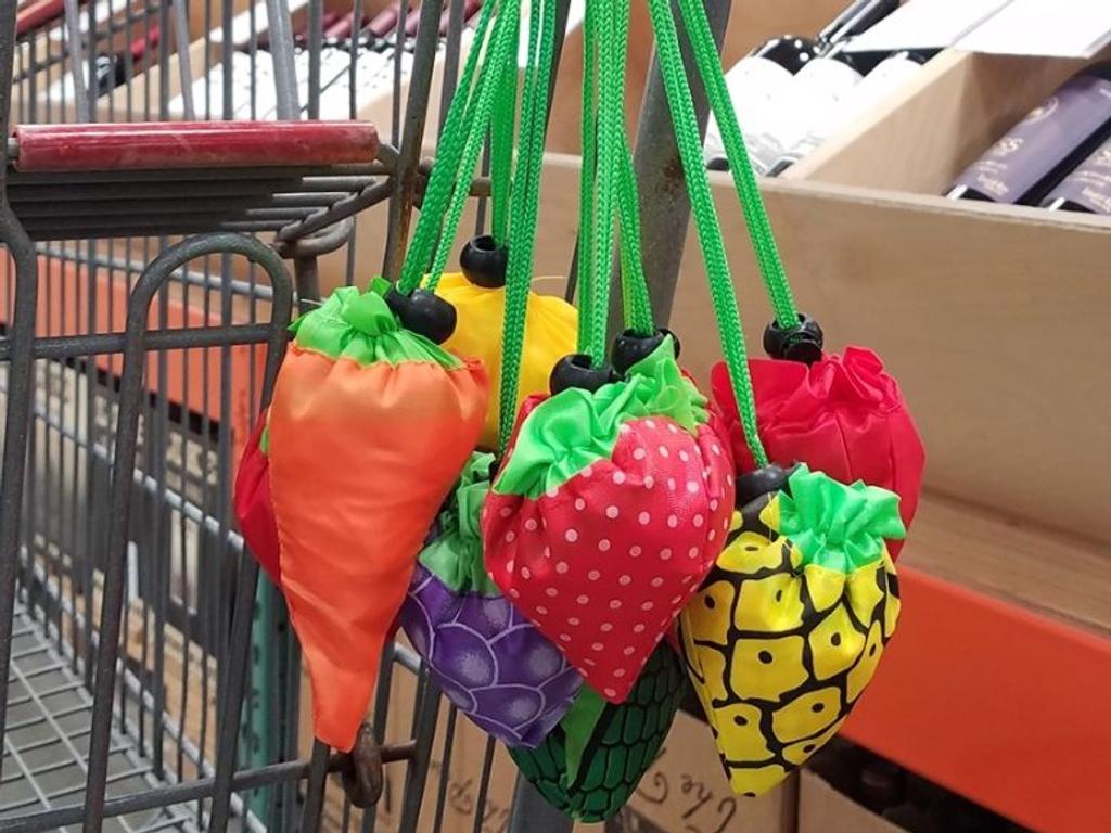 YUYIKES Fruits Reusable Grocery Shopping Tote Bags