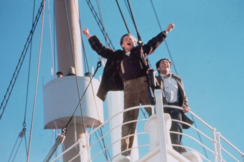Leonardo DiCaprio Titanic Improvised Scene