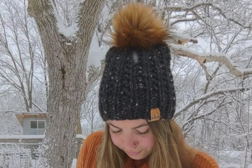 Pompom Beanie Winter Hat