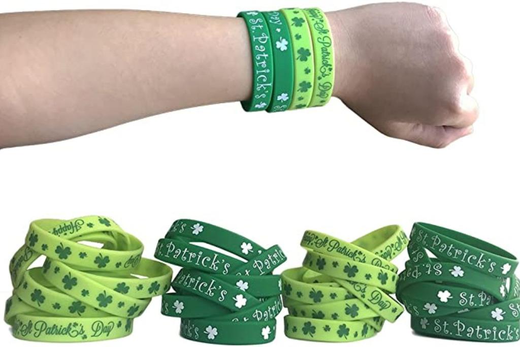 St. Patrick's Day Shamrock Bracelets