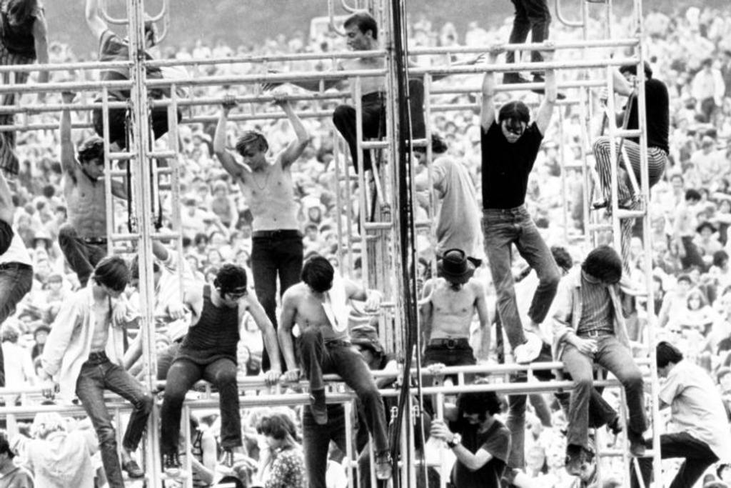 Woodstock Festival Goers Structure