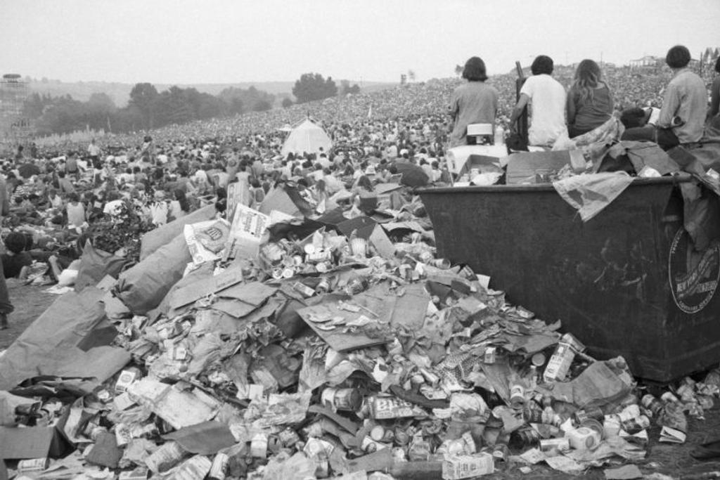 Woodstock Trash Leftover Mess