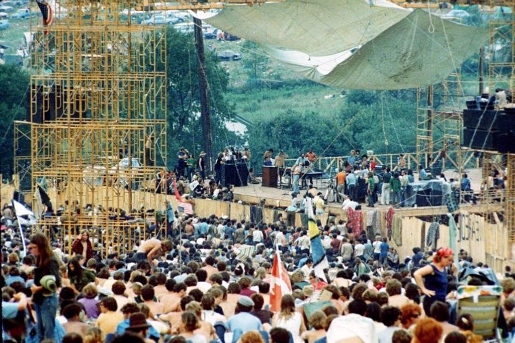 Building Woodstock Stage 1960s
