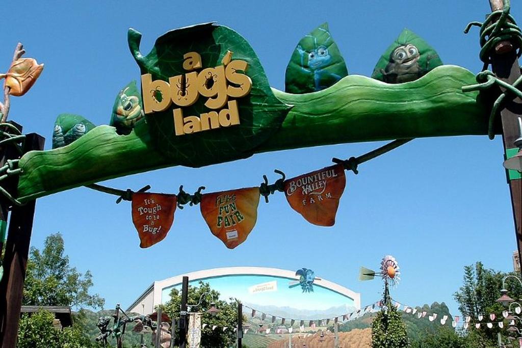 Bug's Land Sign Disney