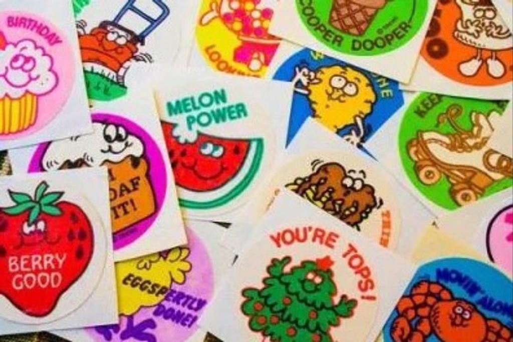 Scratch Sniff Stickers Nostalgic