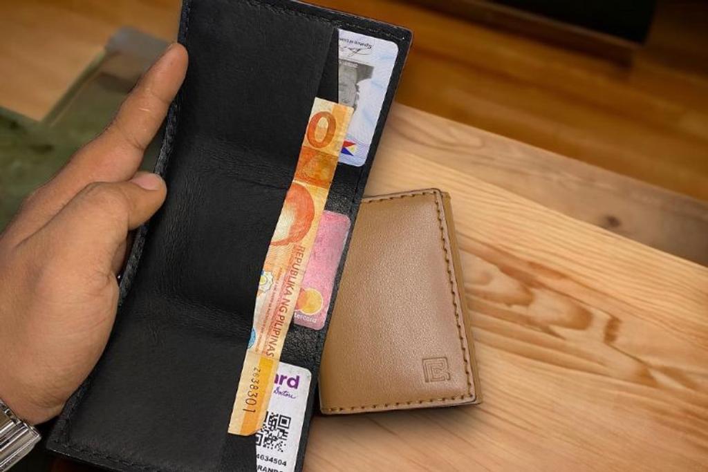 leather wallet father gift