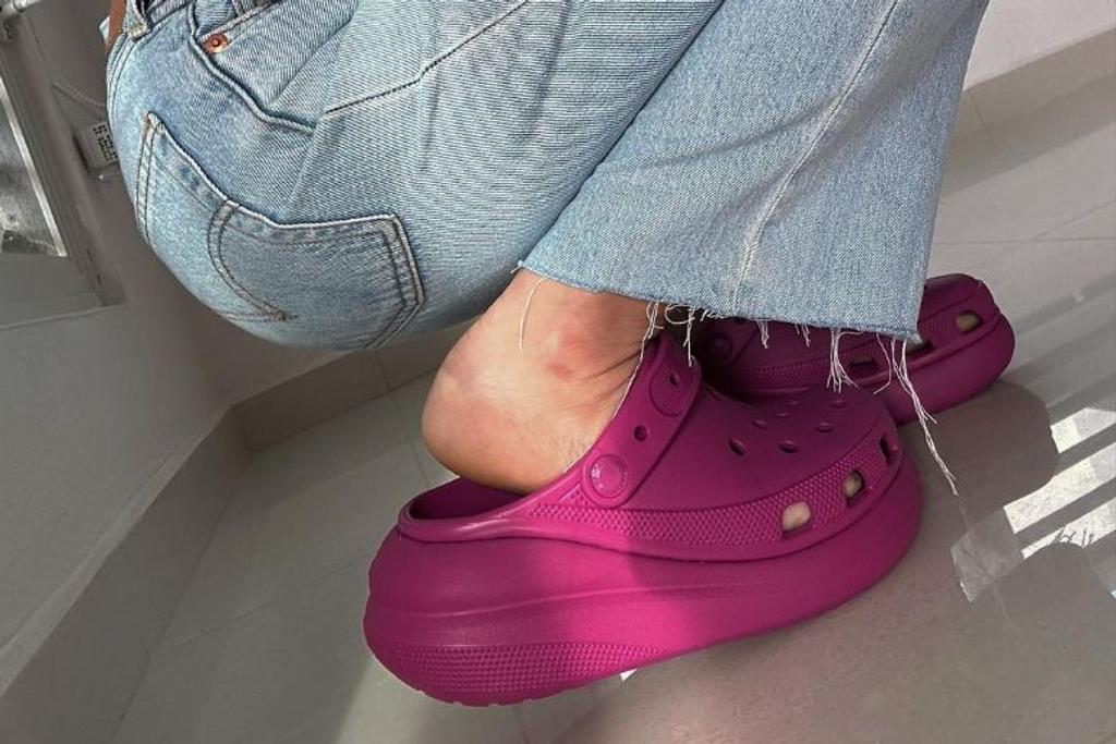 Platform Crocs weird fashion