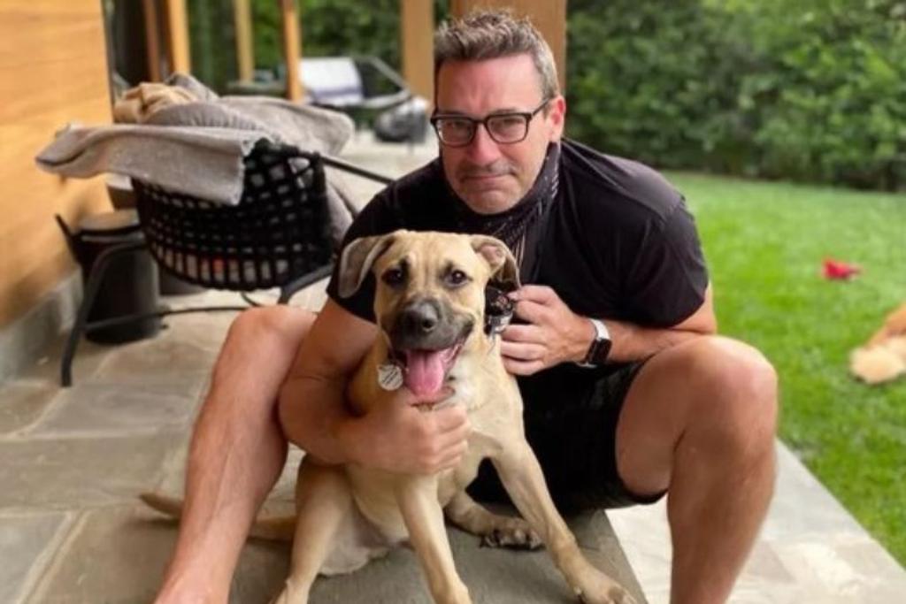Jon Hamm Adopt Dog