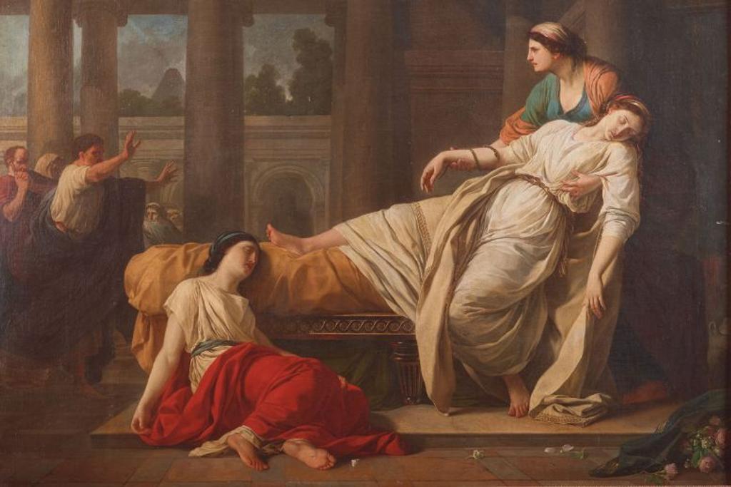 Cleopatra's Tragic Death painting