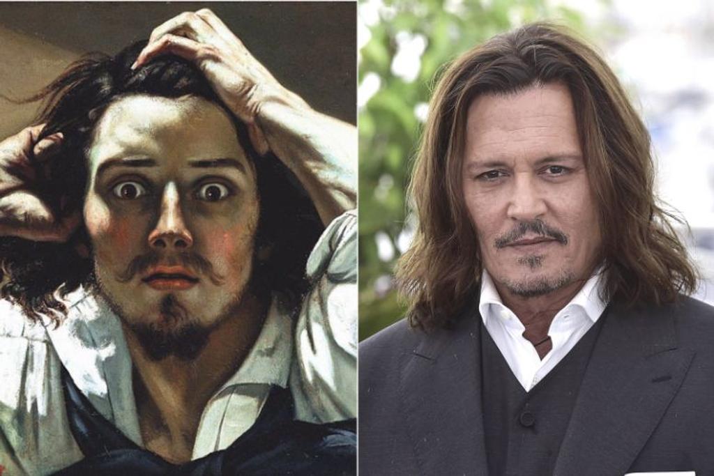 Johnny Depp painting celebrity 