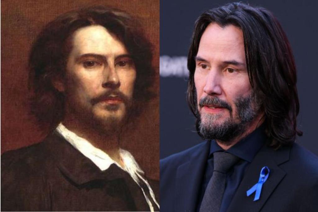 Keanu Reeves celebrity painting