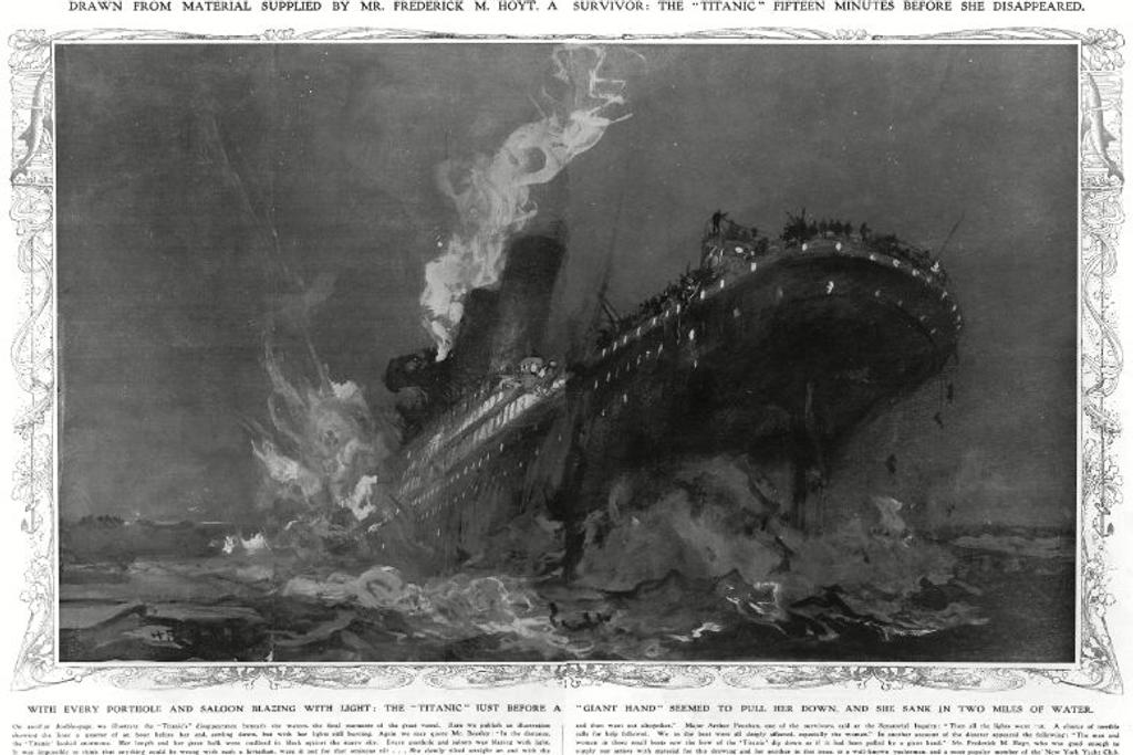 Titanic sunken ship disaster