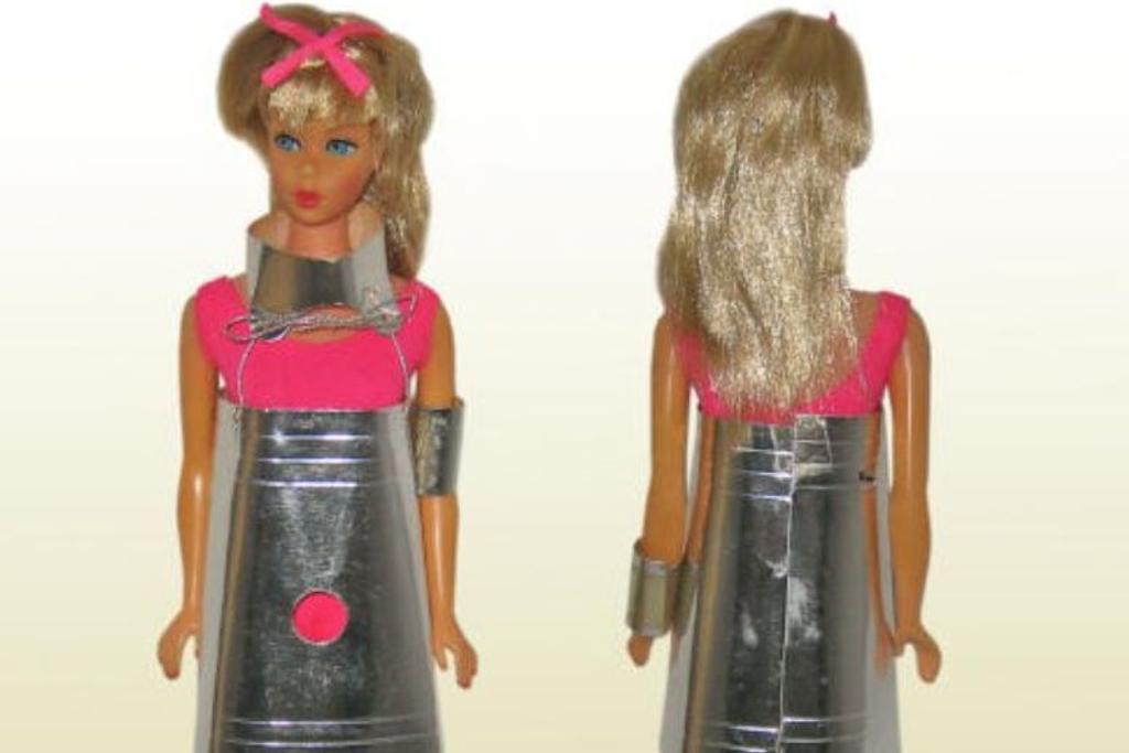 Barbie Doll Steel Can