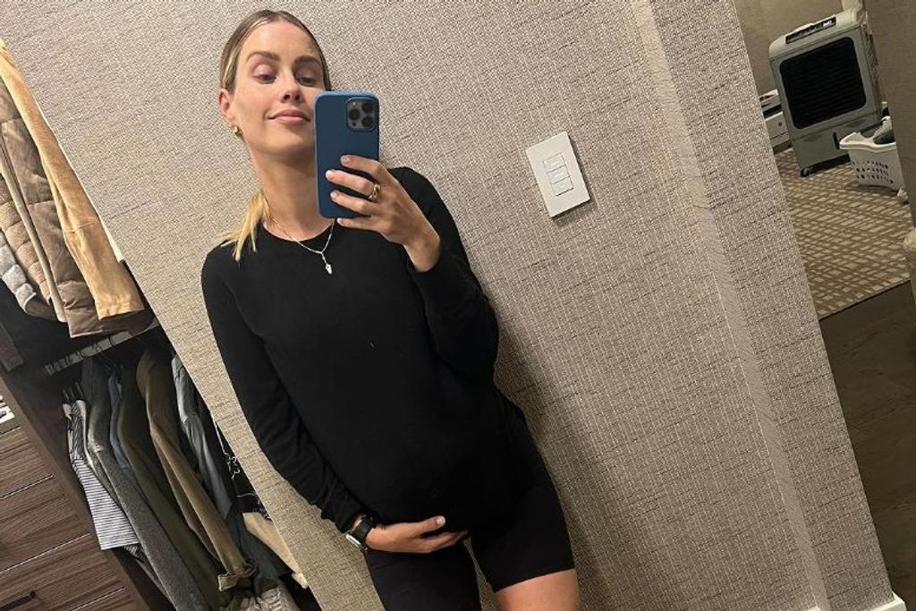 Claire Holt Pregnant Belly